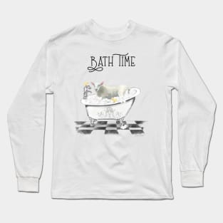 Farm Animals Bath C Long Sleeve T-Shirt